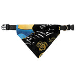 Blue Sky And Golden Sun Samurai Print Over The Collar Dog Bandana