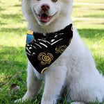 Blue Sky And Golden Sun Samurai Print Over The Collar Dog Bandana
