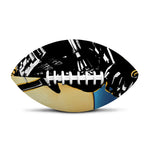 Blue Sky And Golden Sun Samurai Print Rugby Ball