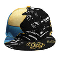 Blue Sky And Golden Sun Samurai Print Snapback Cap