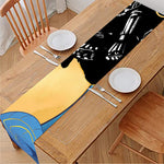 Blue Sky And Golden Sun Samurai Print Table Runner