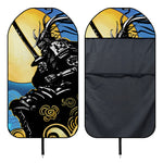 Blue Sky And Golden Sun Samurai Print Waterproof Car Seat Cover