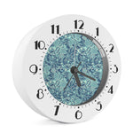 Blue Sky Paisley Bohemian Pattern Print Alarm Clock