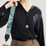 Blue Sky Paisley Bohemian Pattern Print Bag Strap