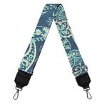 Blue Sky Paisley Bohemian Pattern Print Bag Strap