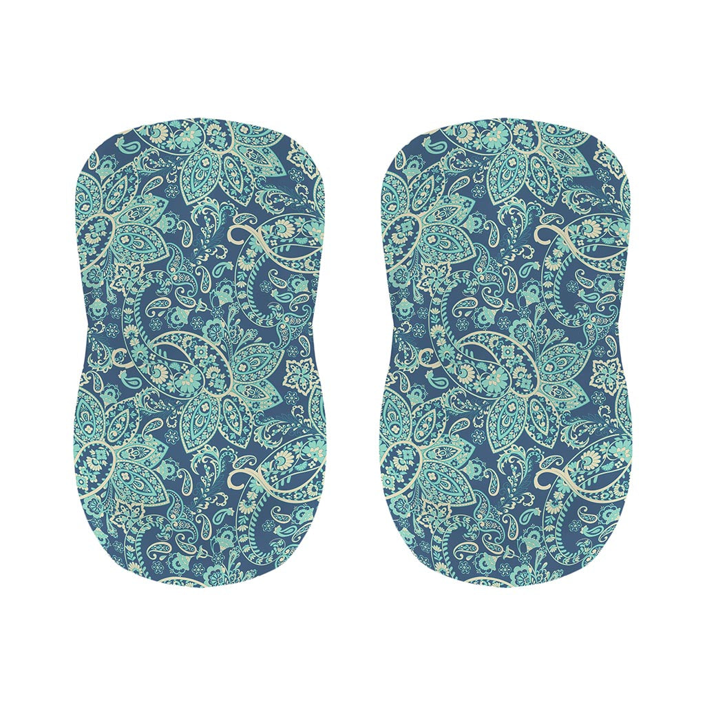 Blue Sky Paisley Bohemian Pattern Print Bar Stool Covers