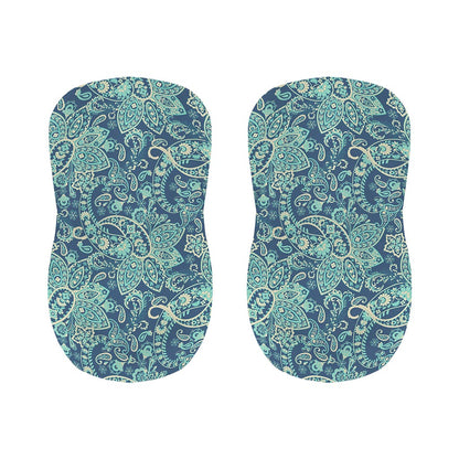 Blue Sky Paisley Bohemian Pattern Print Bar Stool Covers