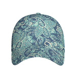 Blue Sky Paisley Bohemian Pattern Print Baseball Cap