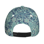 Blue Sky Paisley Bohemian Pattern Print Baseball Cap