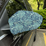 Blue Sky Paisley Bohemian Pattern Print Car Side Mirror Covers