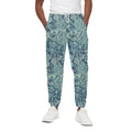 Blue Sky Paisley Bohemian Pattern Print Cotton Sweatpants