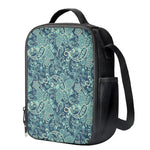 Blue Sky Paisley Bohemian Pattern Print Crossbody Lunch Bag