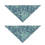 Blue Sky Paisley Bohemian Pattern Print Dog Bandana