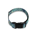 Blue Sky Paisley Bohemian Pattern Print Dog Collar