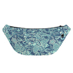Blue Sky Paisley Bohemian Pattern Print Fanny Pack
