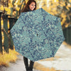 Blue Sky Paisley Bohemian Pattern Print Foldable Umbrella