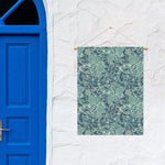 Blue Sky Paisley Bohemian Pattern Print Garden Flag