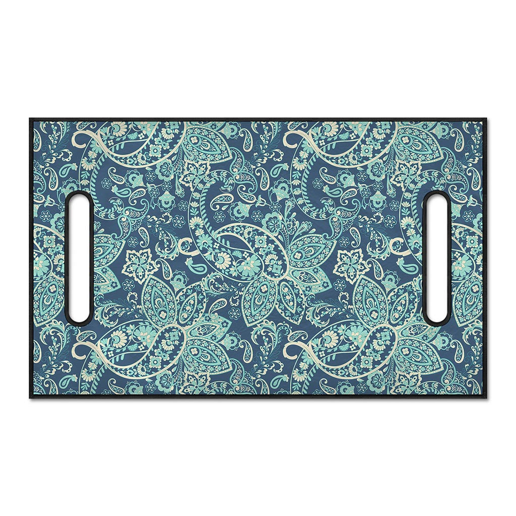Blue Sky Paisley Bohemian Pattern Print Golf Cart Seat Cover