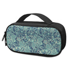 Blue Sky Paisley Bohemian Pattern Print Insulin Cooler Travel Case