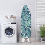 Blue Sky Paisley Bohemian Pattern Print Ironing Board Cover