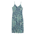 Blue Sky Paisley Bohemian Pattern Print Jersey Midi Cami Dress