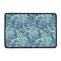 Blue Sky Paisley Bohemian Pattern Print Kitchen Mat