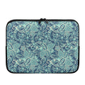Blue Sky Paisley Bohemian Pattern Print Laptop Sleeve