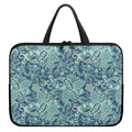 Blue Sky Paisley Bohemian Pattern Print Laptop Sleeve With Handle