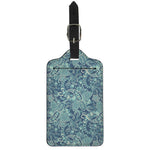Blue Sky Paisley Bohemian Pattern Print Luggage Tag