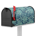 Blue Sky Paisley Bohemian Pattern Print Mailbox Cover