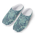 Blue Sky Paisley Bohemian Pattern Print Mesh Casual Shoes