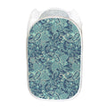 Blue Sky Paisley Bohemian Pattern Print Mesh Laundry Hamper