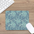 Blue Sky Paisley Bohemian Pattern Print Mouse Pad