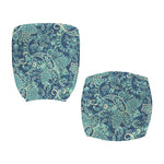 Blue Sky Paisley Bohemian Pattern Print Office Chair Cover