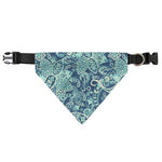 Blue Sky Paisley Bohemian Pattern Print Over The Collar Dog Bandana