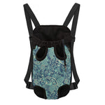 Blue Sky Paisley Bohemian Pattern Print Pet Carrier Backpack