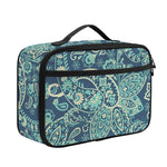 Blue Sky Paisley Bohemian Pattern Print Portable Lunch Bag