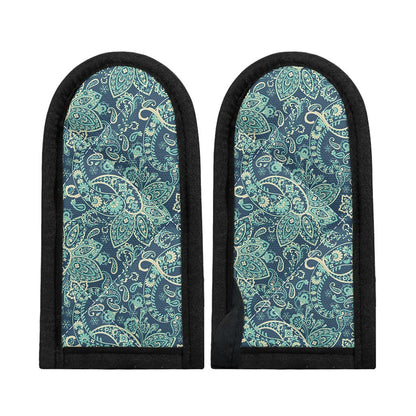 Blue Sky Paisley Bohemian Pattern Print Skillet Handle Cover
