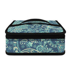 Blue Sky Paisley Bohemian Pattern Print Small Lunch Bag