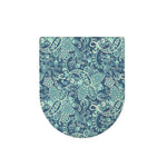 Blue Sky Paisley Bohemian Pattern Print Toilet Lid Cover
