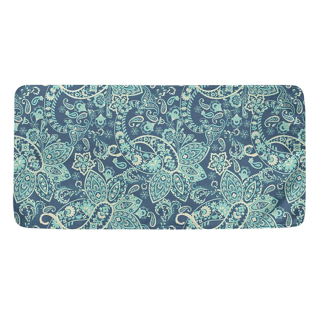 Blue Sky Paisley Bohemian Pattern Print Towel