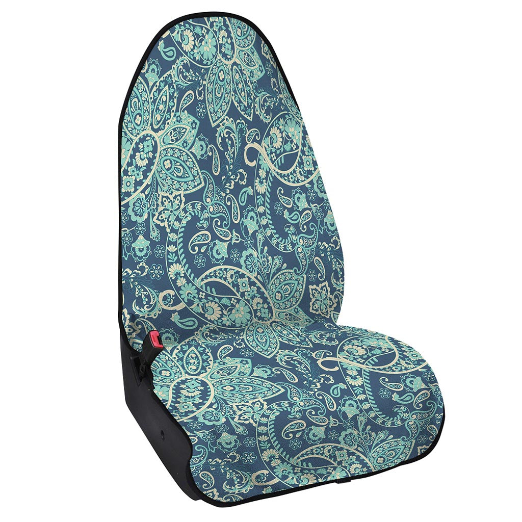 Blue Sky Paisley Bohemian Pattern Print Waterproof Car Seat Cover