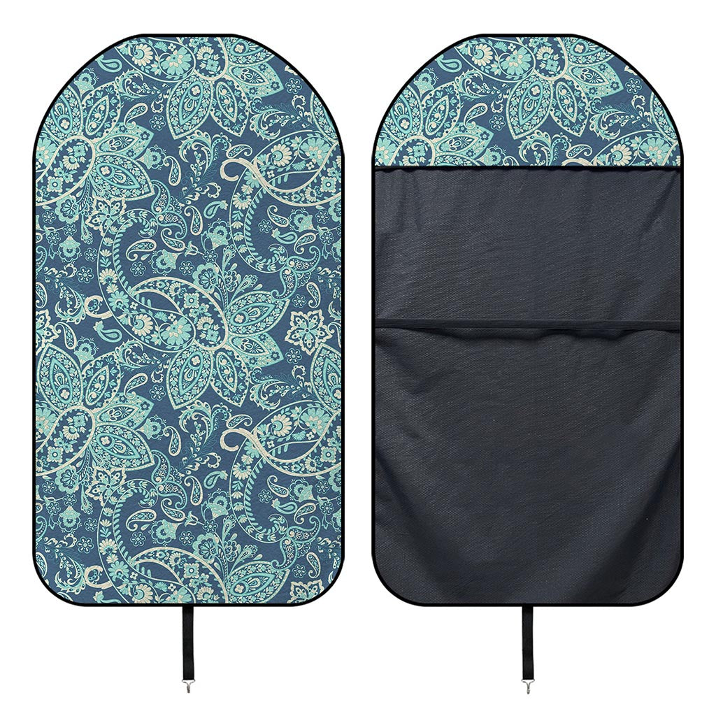 Blue Sky Paisley Bohemian Pattern Print Waterproof Car Seat Cover