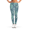 Blue Sky Paisley Bohemian Pattern Print Women's Leggings
