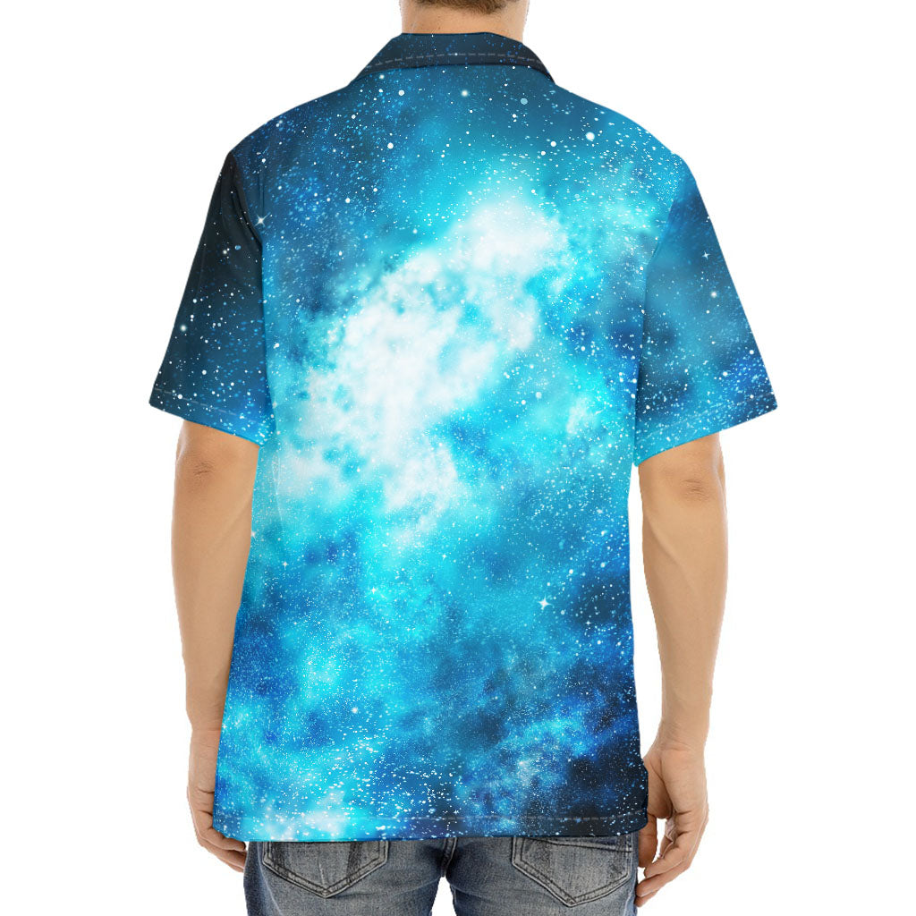 Blue Sky Universe Galaxy Space Print Aloha Shirt