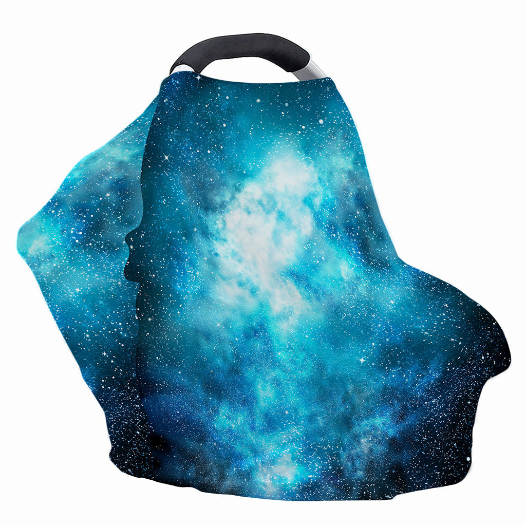 Blue Sky Universe Galaxy Space Print Baby Seat Cover
