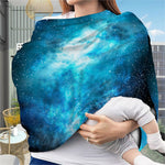 Blue Sky Universe Galaxy Space Print Baby Seat Cover