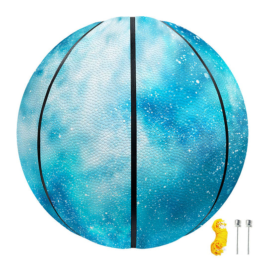 Blue Sky Universe Galaxy Space Print Basketball