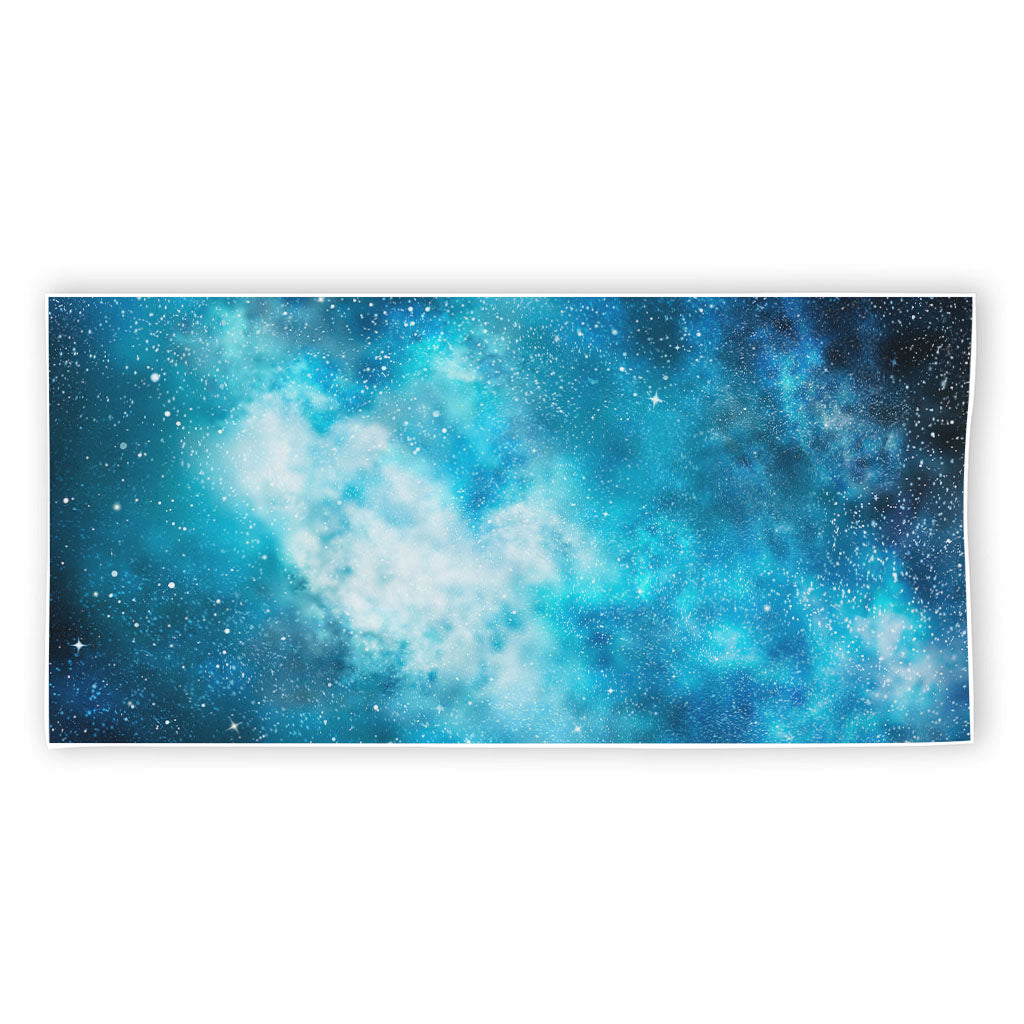 Blue Sky Universe Galaxy Space Print Beach Towel