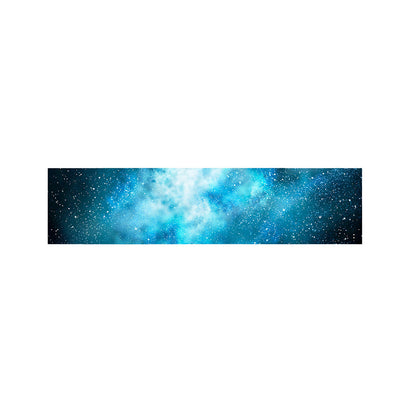 Blue Sky Universe Galaxy Space Print Bed Runner